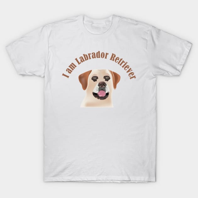 i love my Labrador Retriever T-Shirt by Pet & Nature Lovers